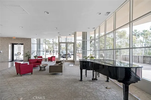 a front view of a building