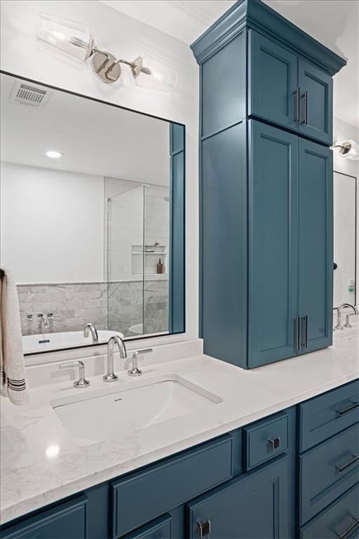 5800 Oakdale Road Southeast, Unit 150 Mableton, GA 30126 - Photo 20 of 36 a bathroom with a sink and a mirror