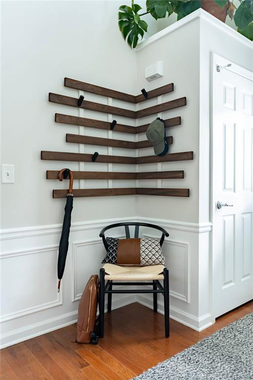 5800 Oakdale Road Southeast, Unit 150 Mableton, GA 30126 - Photo 10 of 36 a view of hallway with a chair and a potted plant