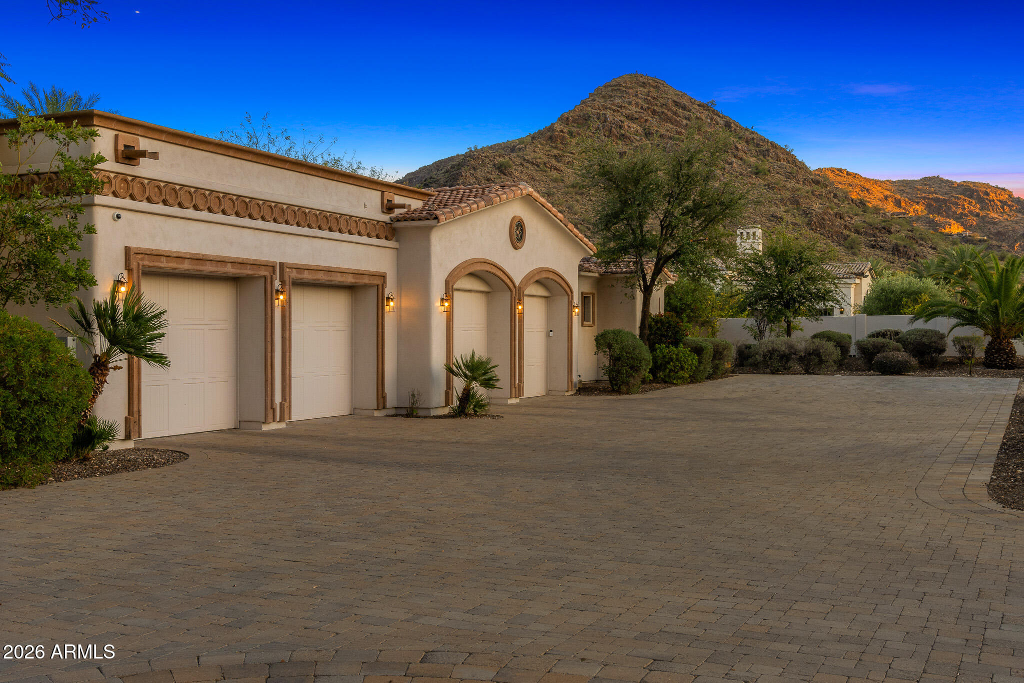 5401 East Mockingbird Lane Paradise Valley, AZ 85253 - Photo 62 of 62 64multi car garage mountain views_twilig
