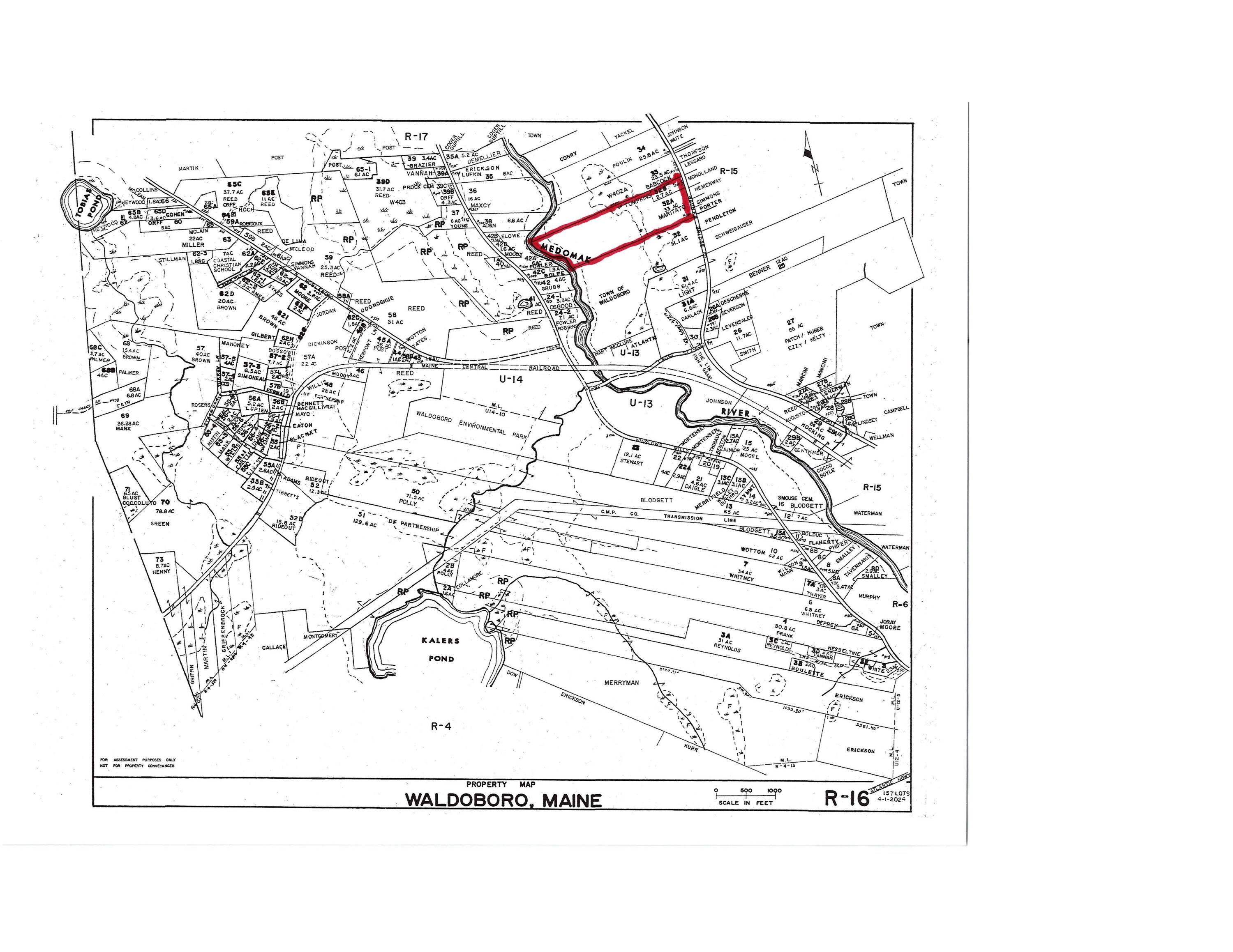 0 Wagner Bridge Road Waldoboro, ME 04572 - Photo 5 of 5 Tax Map