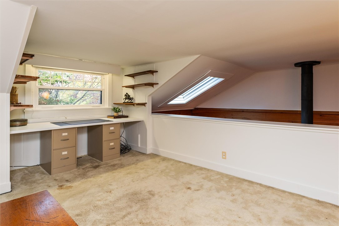 1728 Clarkson Parma Townline Road Parma, NY 14420 - Photo 22 of 50 built in desk and loft overlook to living room