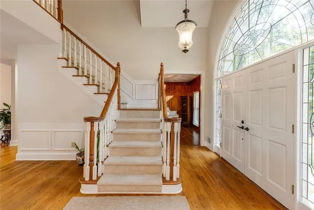 a view of a house with entertaining space