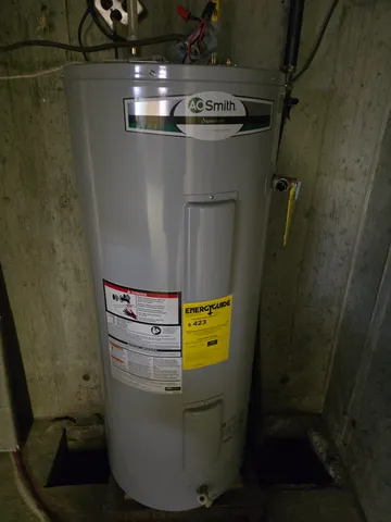 a view of water heater room