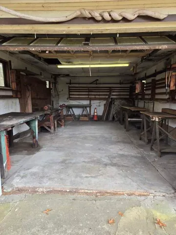 a view of room with gym equipment