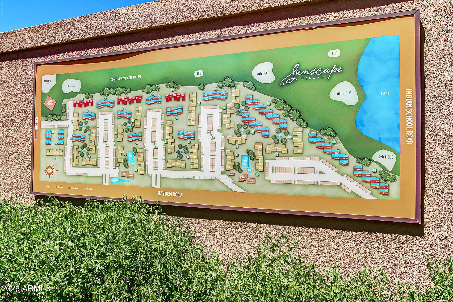 3500 North Hayden Road, Unit 1401 Scottsdale, AZ 85251 - Photo 26 of 35 Map of Community