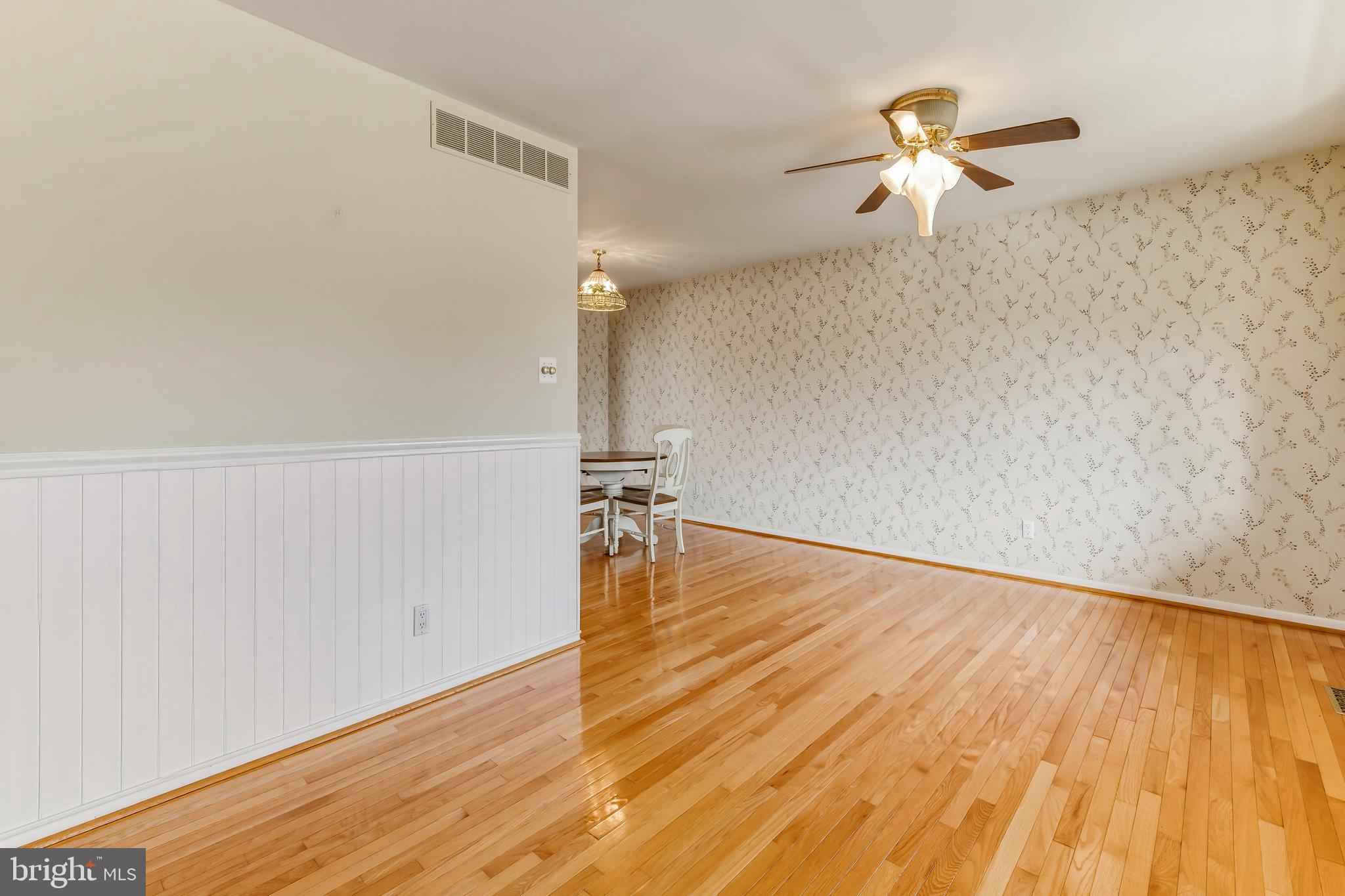 Living Room boast beautiful hardwood flooring!