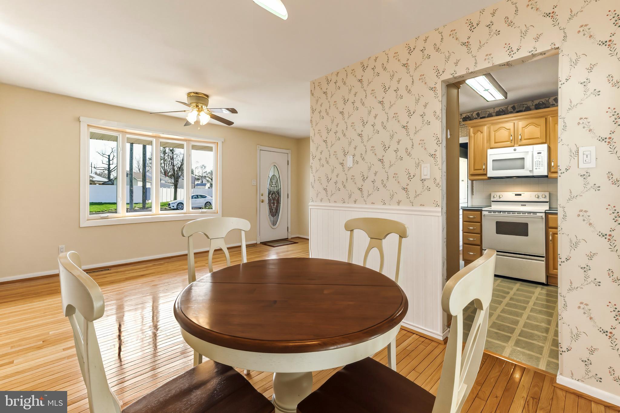Lots of natural light w/ the beautiful bay window