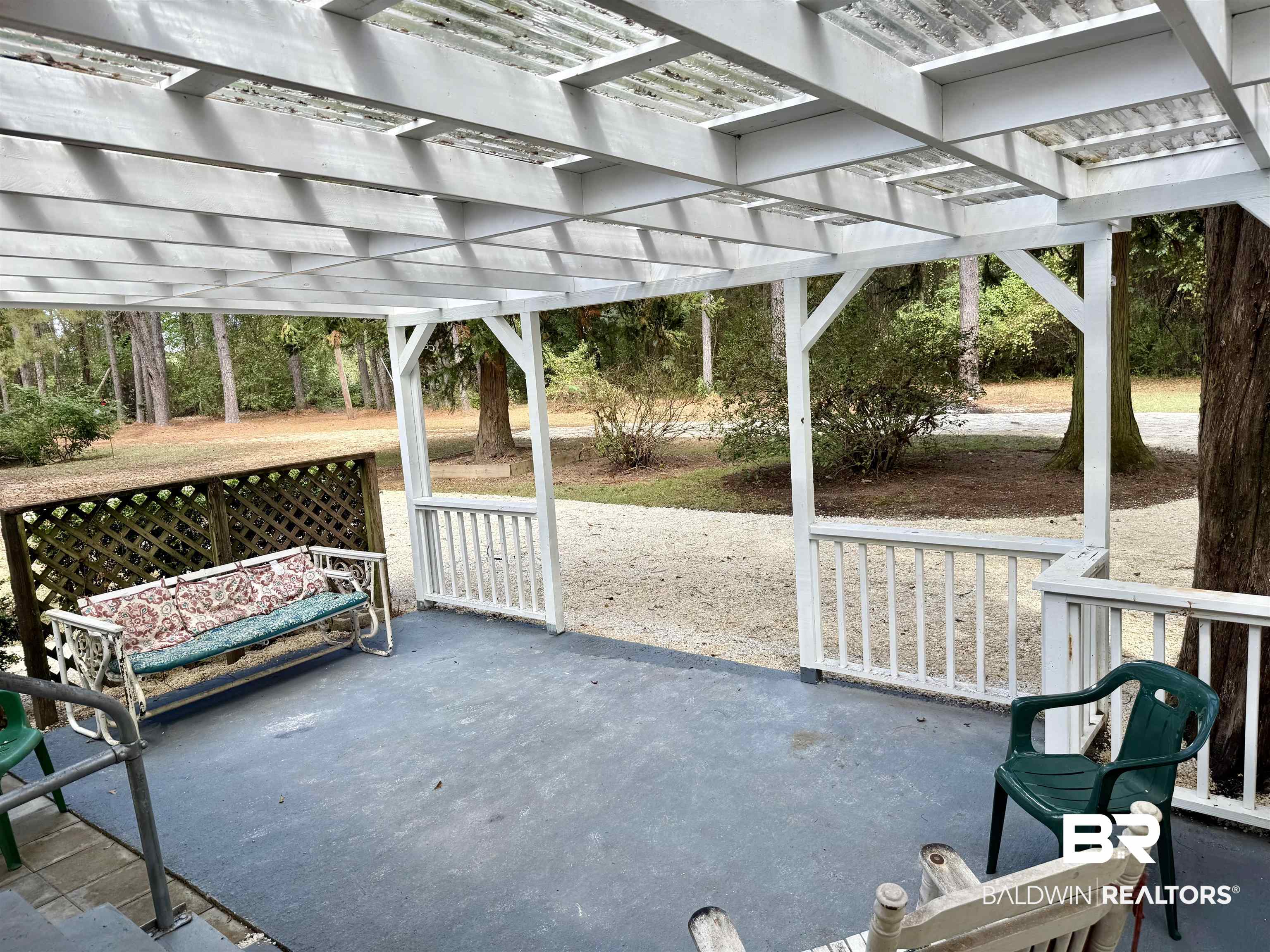 826 West Side Road Castleberry, AL 36432 - Photo 28 of 34 Sunroom with a patio