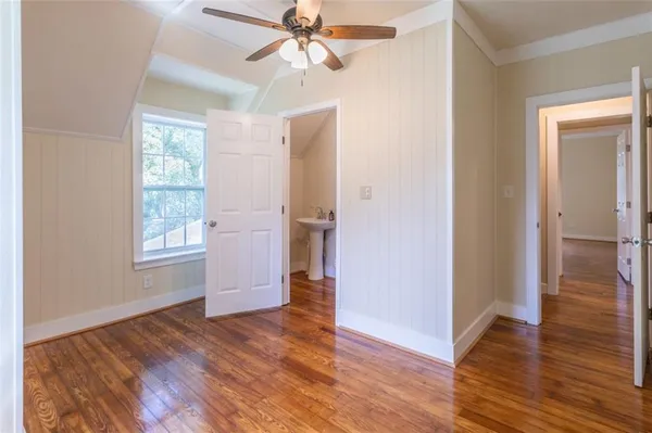 a view interior of the house and wooden floor