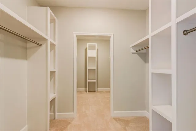 a view of an front door