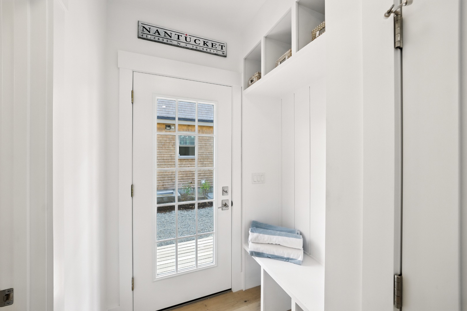 10 Beach Grass Road Nantucket, MA 02554 - Photo 11 of 29 a view of front door of house