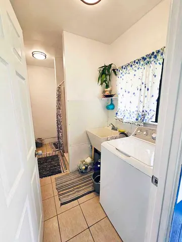 a view of a bathroom