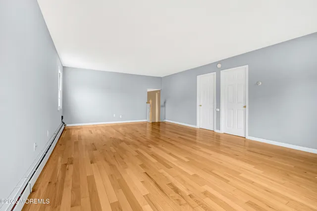 wooden floor in an empty room