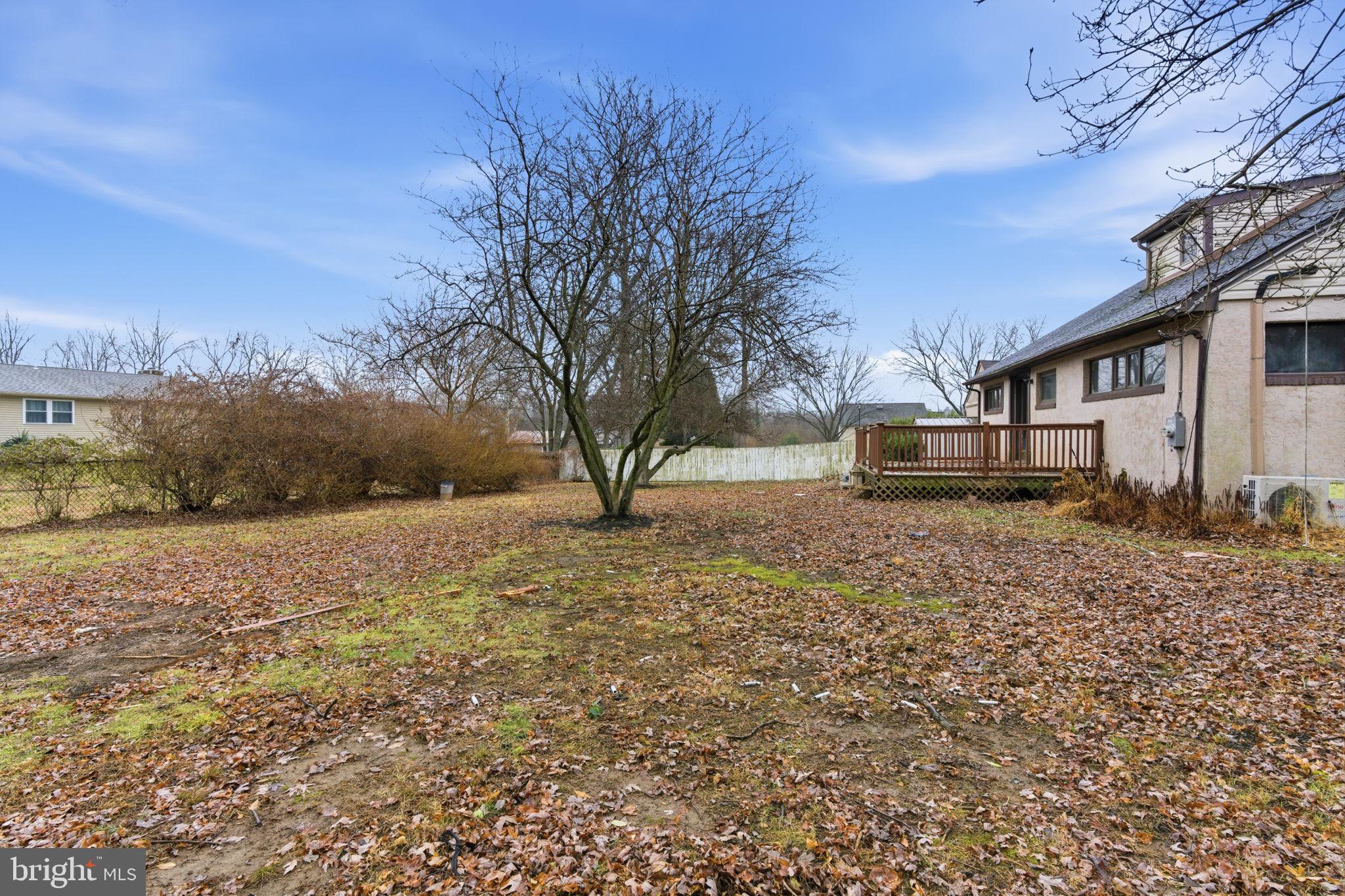 1057 Bridge Road Bensalem, PA 19020 - Photo 33 of 37 a view of a yard with a large tree