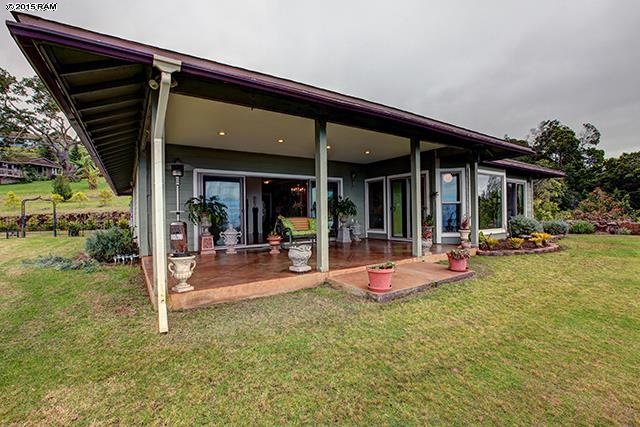 104 Cooke Road Kula, HI 96790 - Photo 16 of 22 a view of a house with backyard porch and sitting area