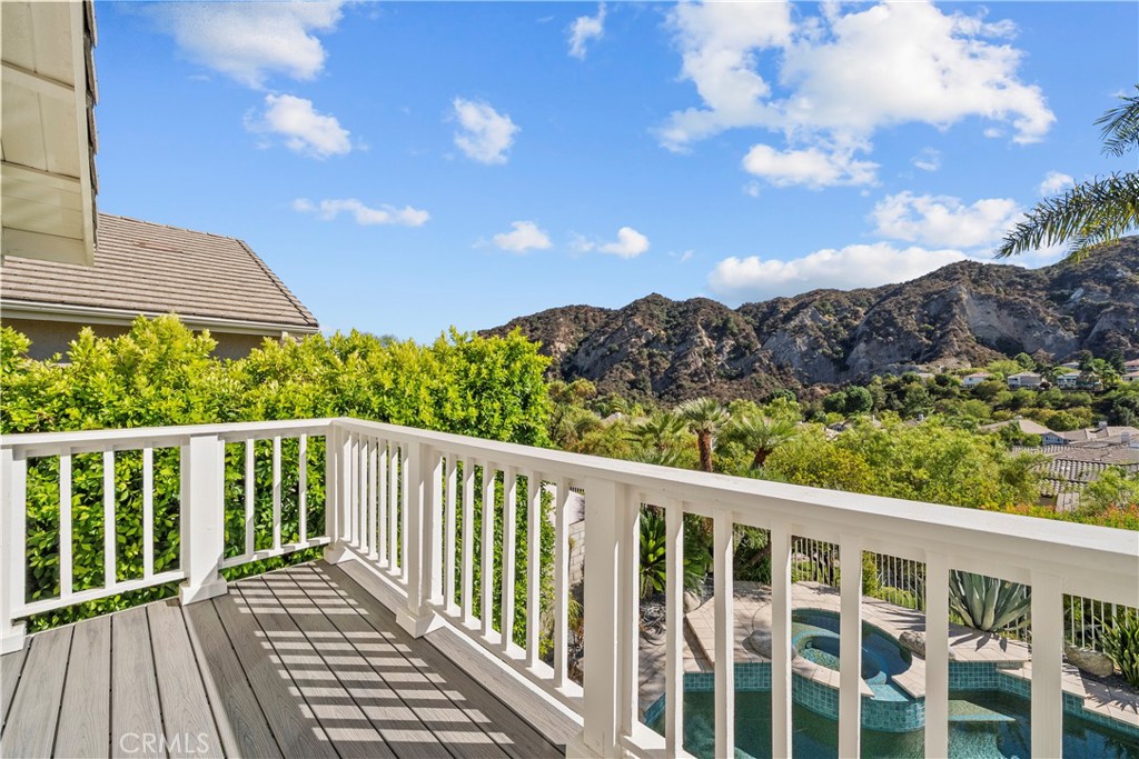25512 Wilde Avenue Stevenson Ranch, CA 91381 - Photo 44 of 53 a view of a balcony with wooden floor