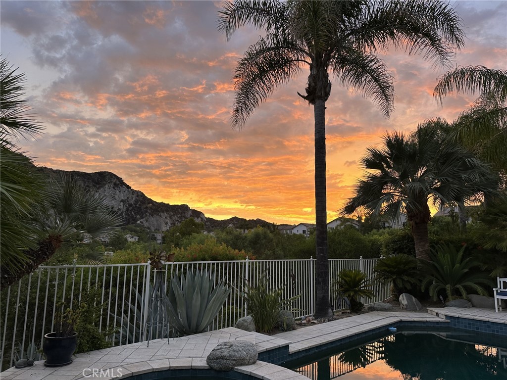 25512 Wilde Avenue Stevenson Ranch, CA 91381 - Photo 49 of 53 a view of balcony with mountain view and wooden floor
