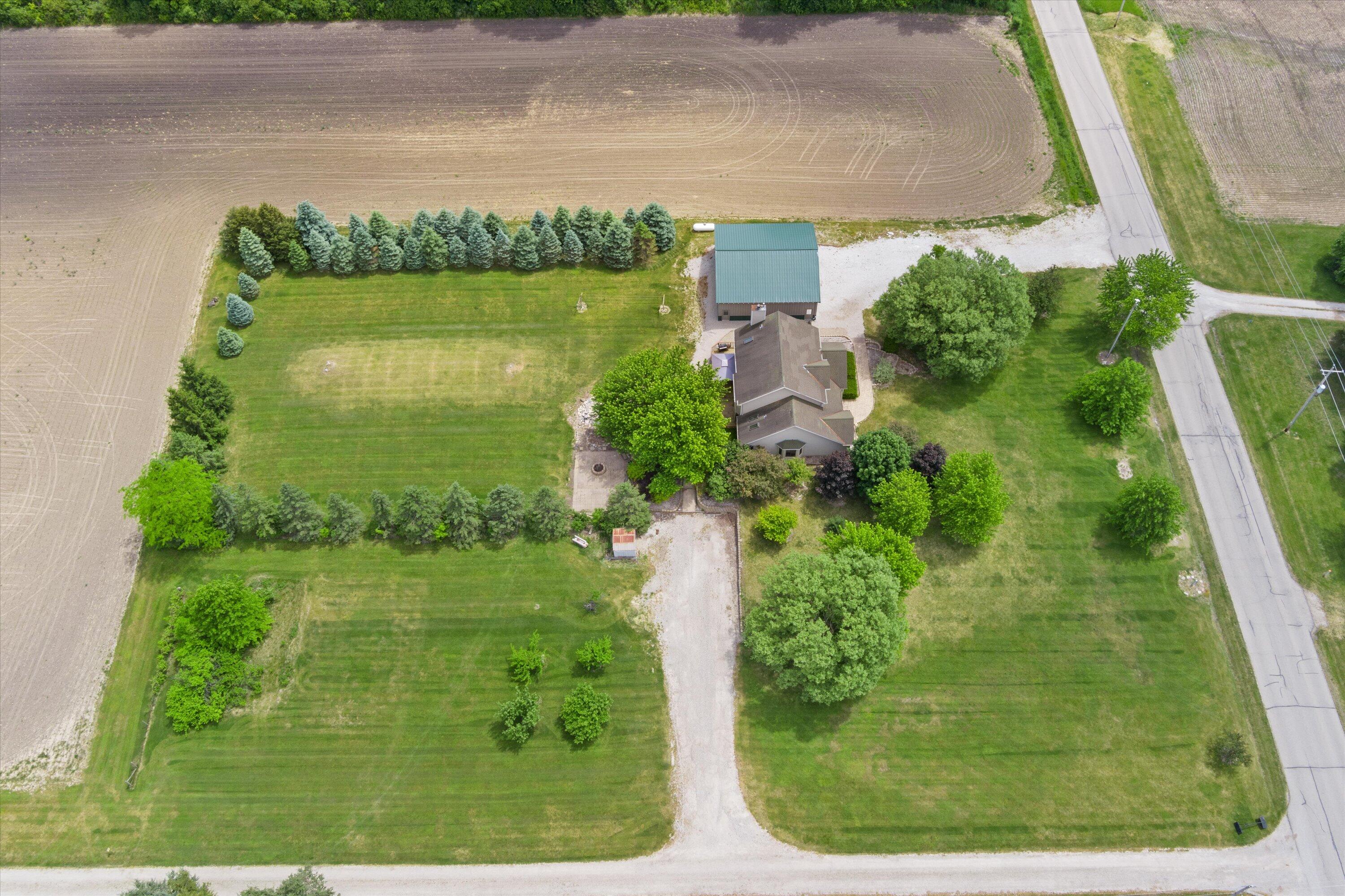 22302 Church Road Dover, WI 53139 - Photo 76 of 80 Aerial View