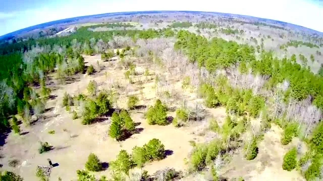 a view of a lake with a mountain