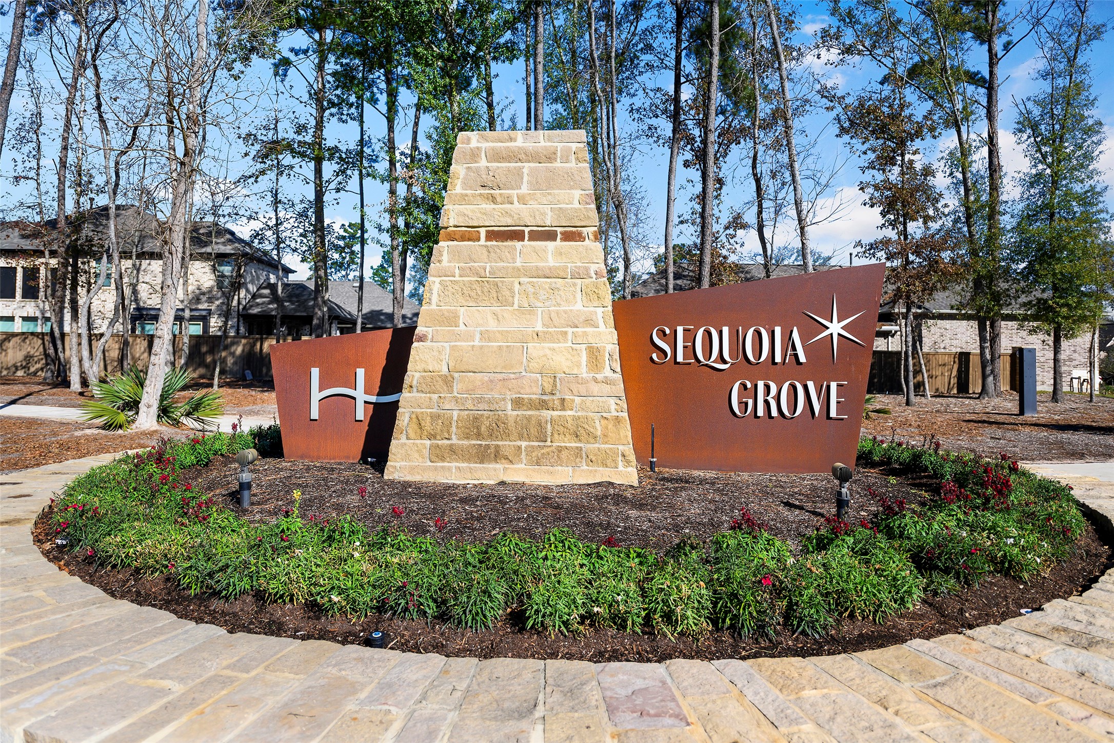7474 Cattail Fls Lane Porter, TX 77365 - Photo 45 of 46 a sign board with a building in the background