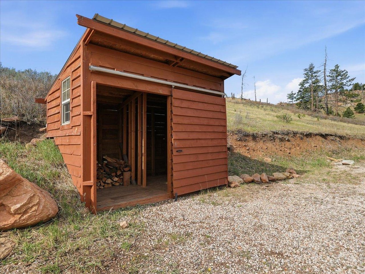 1652 Eiger Road Livermore, CO 80536 - Photo 32 of 50 Wood Storage Shed