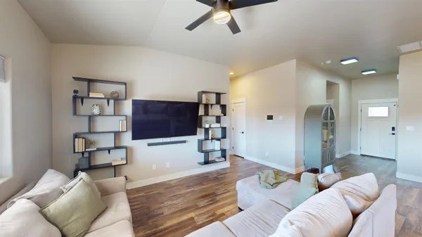 a kitchen with stainless steel appliances a sink stove and refrigerator