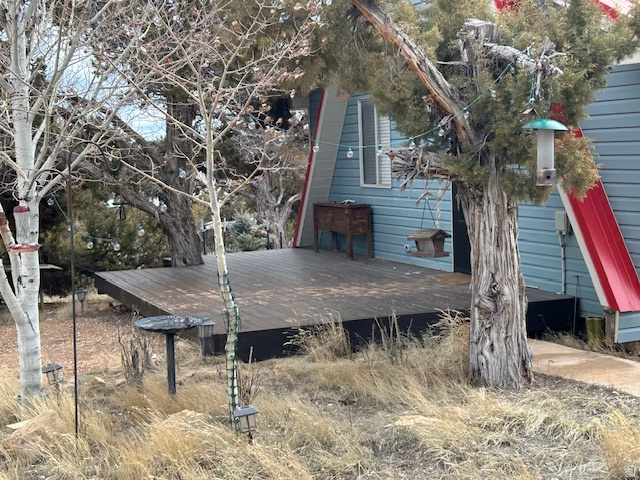 45720 Airport Road Fruitland, UT 84027 - Photo 15 of 22 View of property exterior featuring a deck