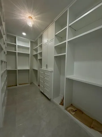 a view of walk in closet
