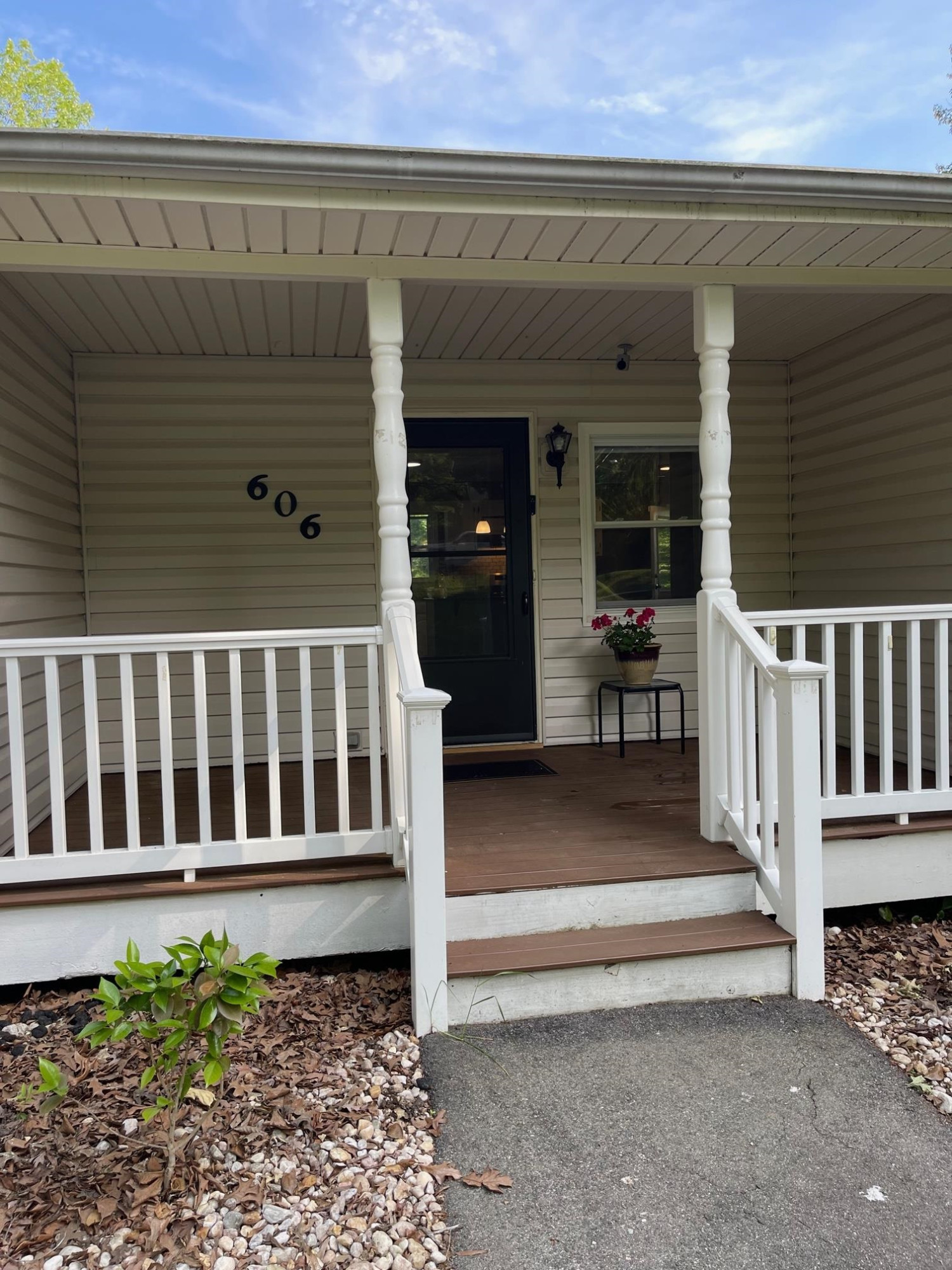 606 Infinity Road Durham, NC 27712 - Photo 3 of 30 a view of a porch