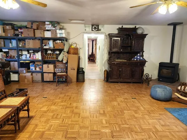 a view of a backyard of the house