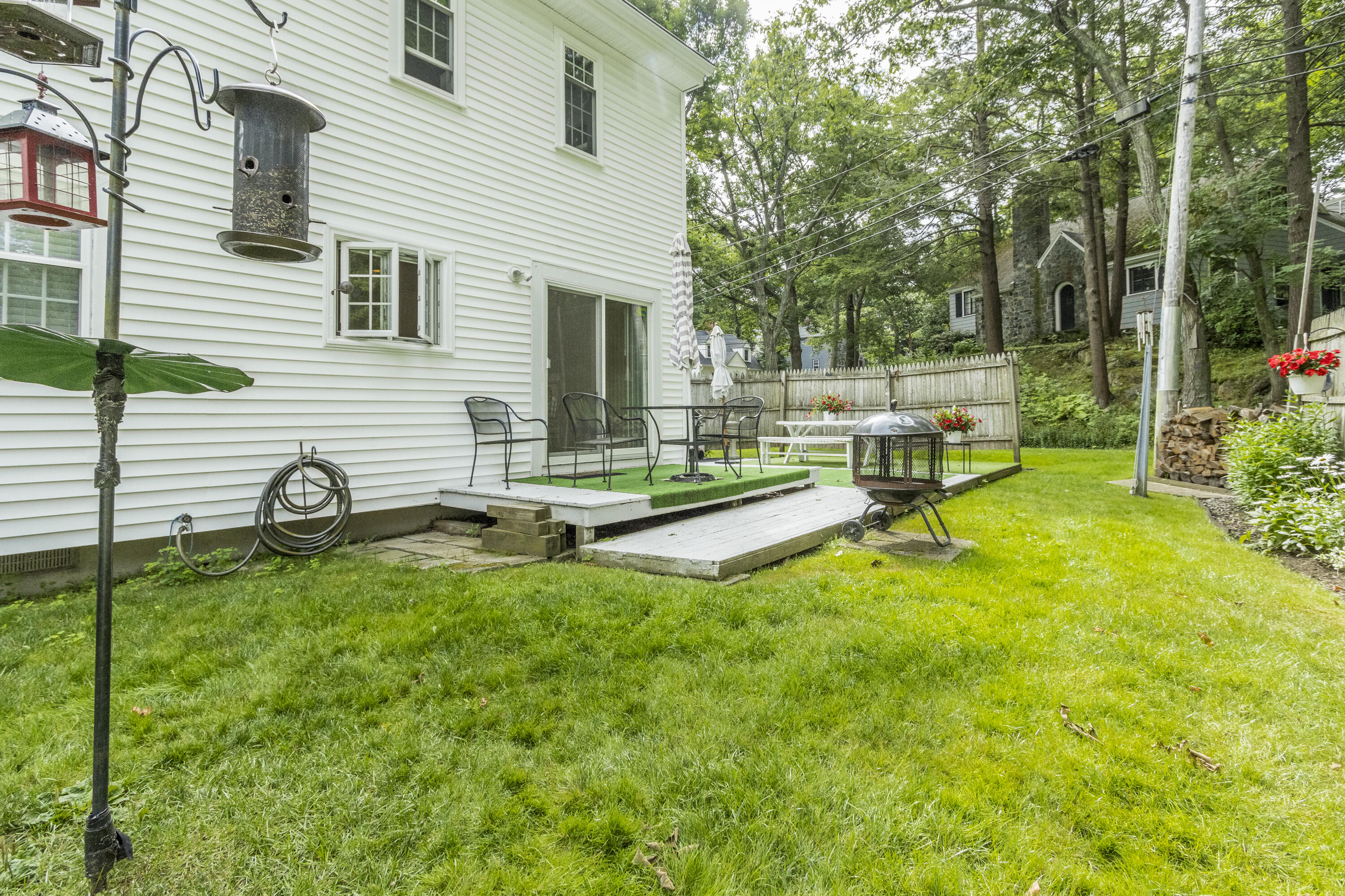 64 Wood Road Cape Elizabeth, ME 04107 - Photo 7 of 41 back of house with deck