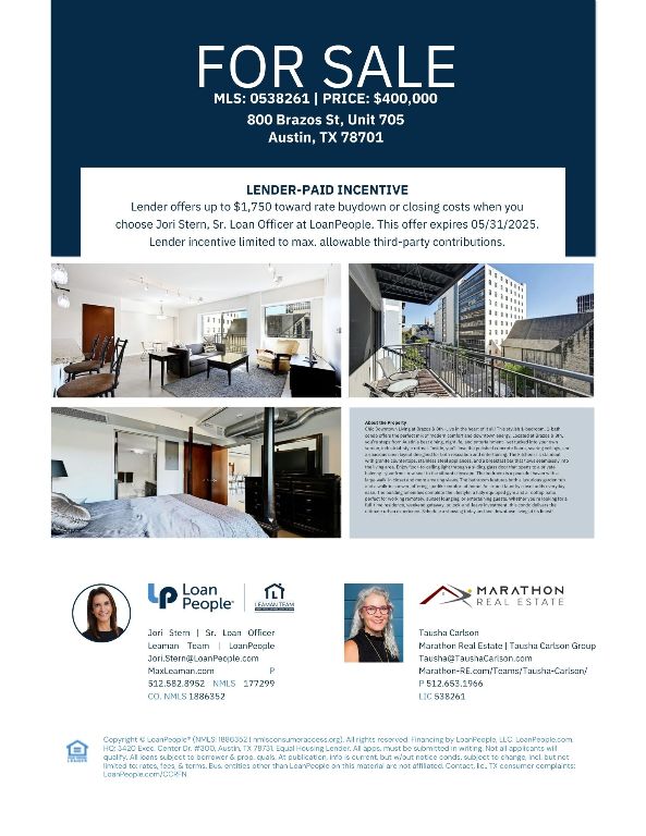 800 Brazos Street, Unit 705 Austin, TX 78701 - Photo 3 of 34 a black and white photo of a book and a table