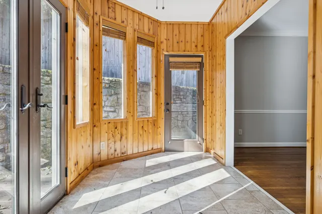 a view of front door