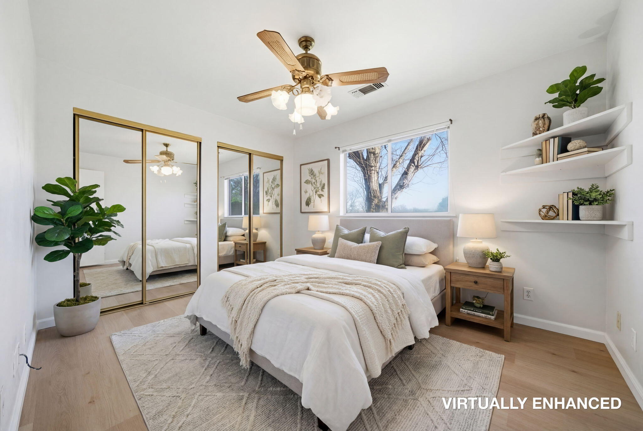 14435 Del Oro Court Red Bluff, CA 96080 - Photo 18 of 28 a bedroom with a large bed and a chandelier