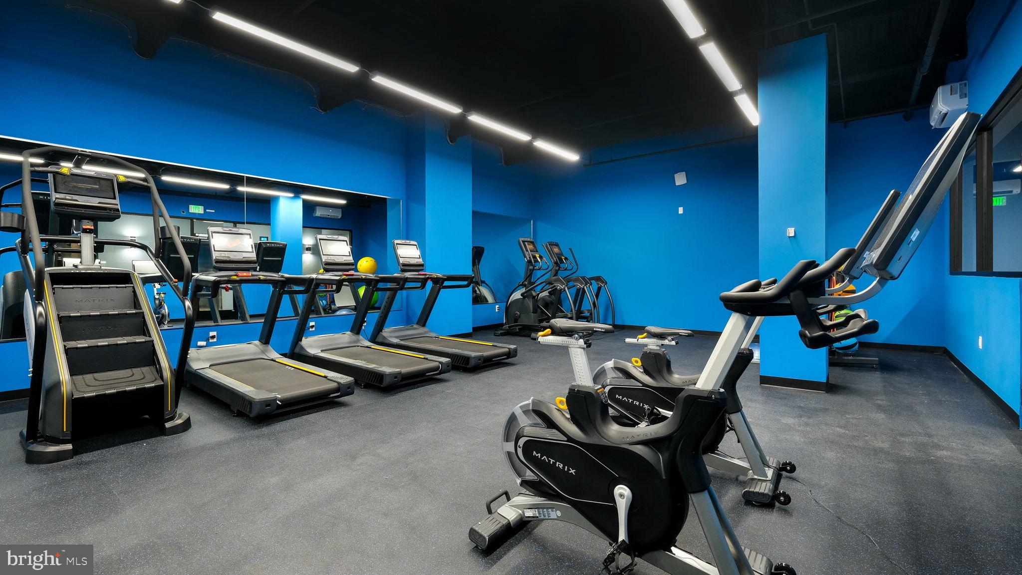 1825 Callowhill Street, Unit 311 Philadelphia, PA 19130 - Photo 33 of 50 a view of a room with gym equipment