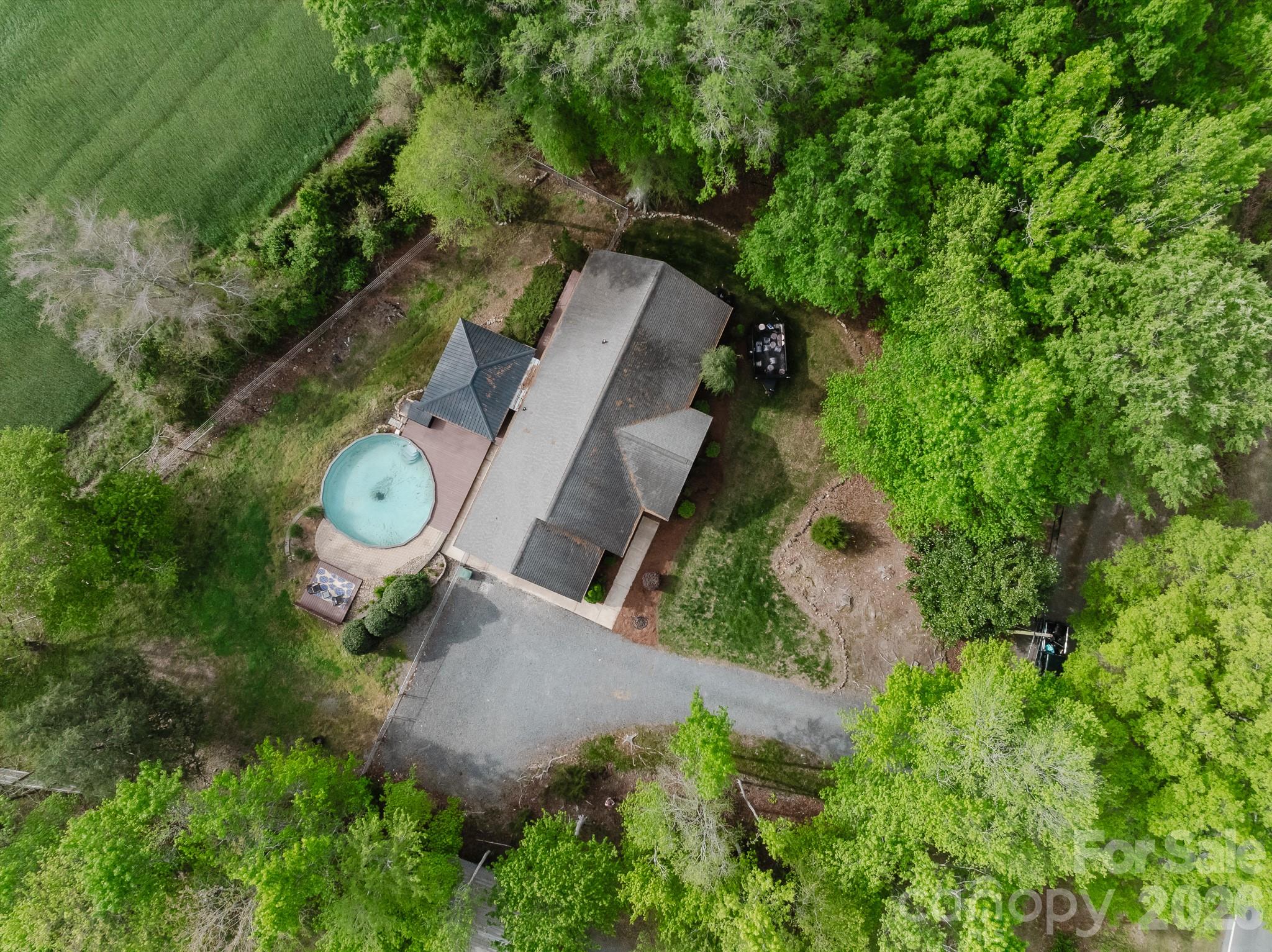 2104 Badin Road Albemarle, NC 28001 - Photo 39 of 46 an aerial view of a house with a yard