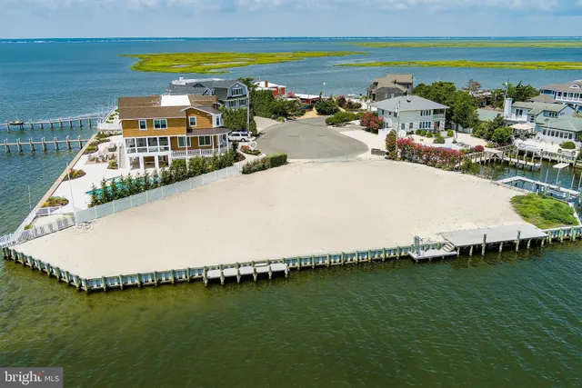 a view of a lake with a city view