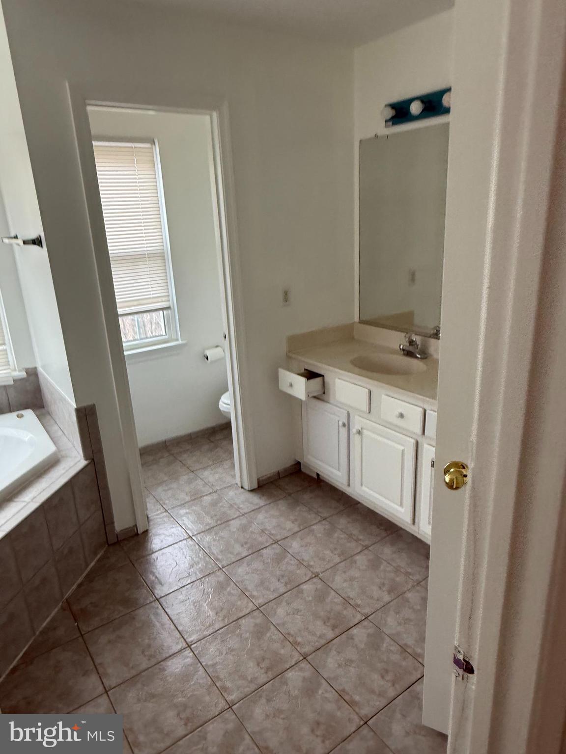12976 Park Crescent Circle Herndon, VA 20171 - Photo 14 of 15 a bathroom with a sink a toilet and a mirror