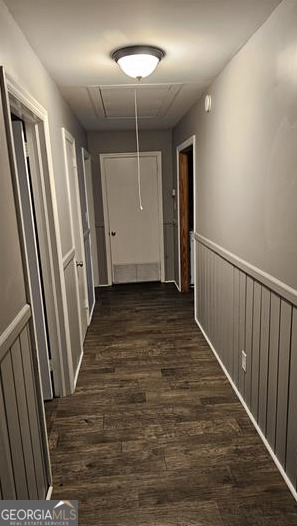 603 Anderson Avenue Fort Valley, GA 31030 - Photo 5 of 9 a view of a hallway with wooden floor and staircase