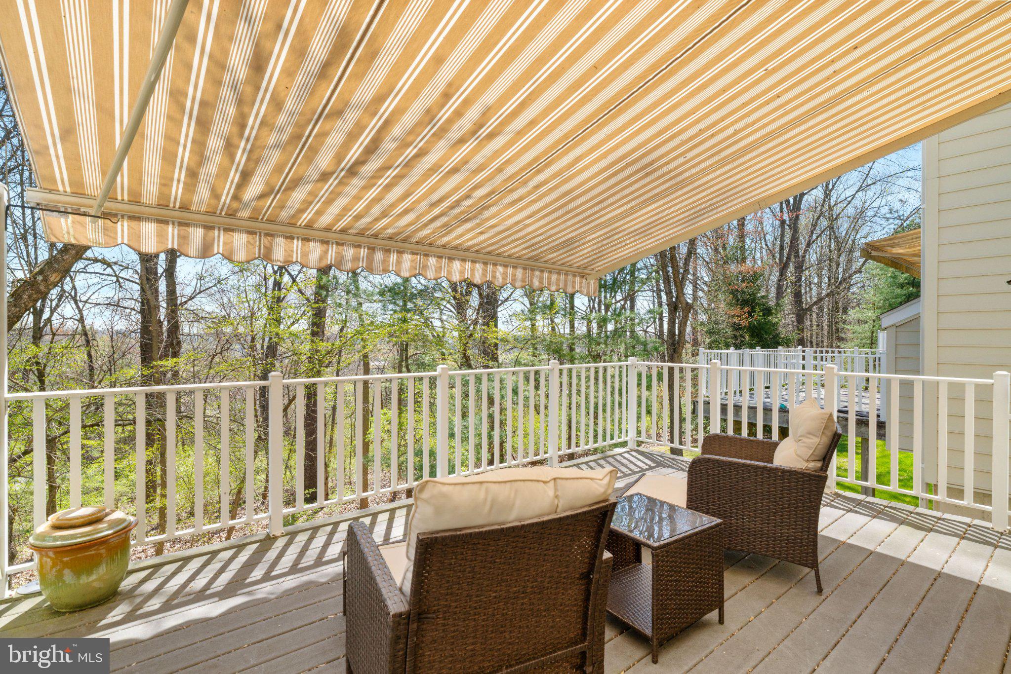 136 Sunnyhill Drive Exton, PA 19341 - Photo 17 of 37 Serene deck with shaded retreat.