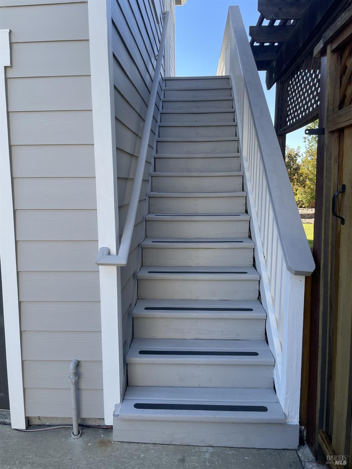 203 Spur Ridge Lane Healdsburg, CA 95448 - Photo 9 of 9 Stairs leading to the unit/incrediable deck with sunset views