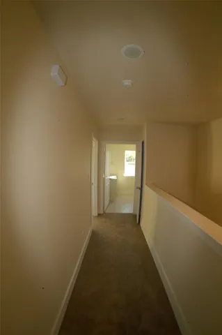 a view of hallway with window