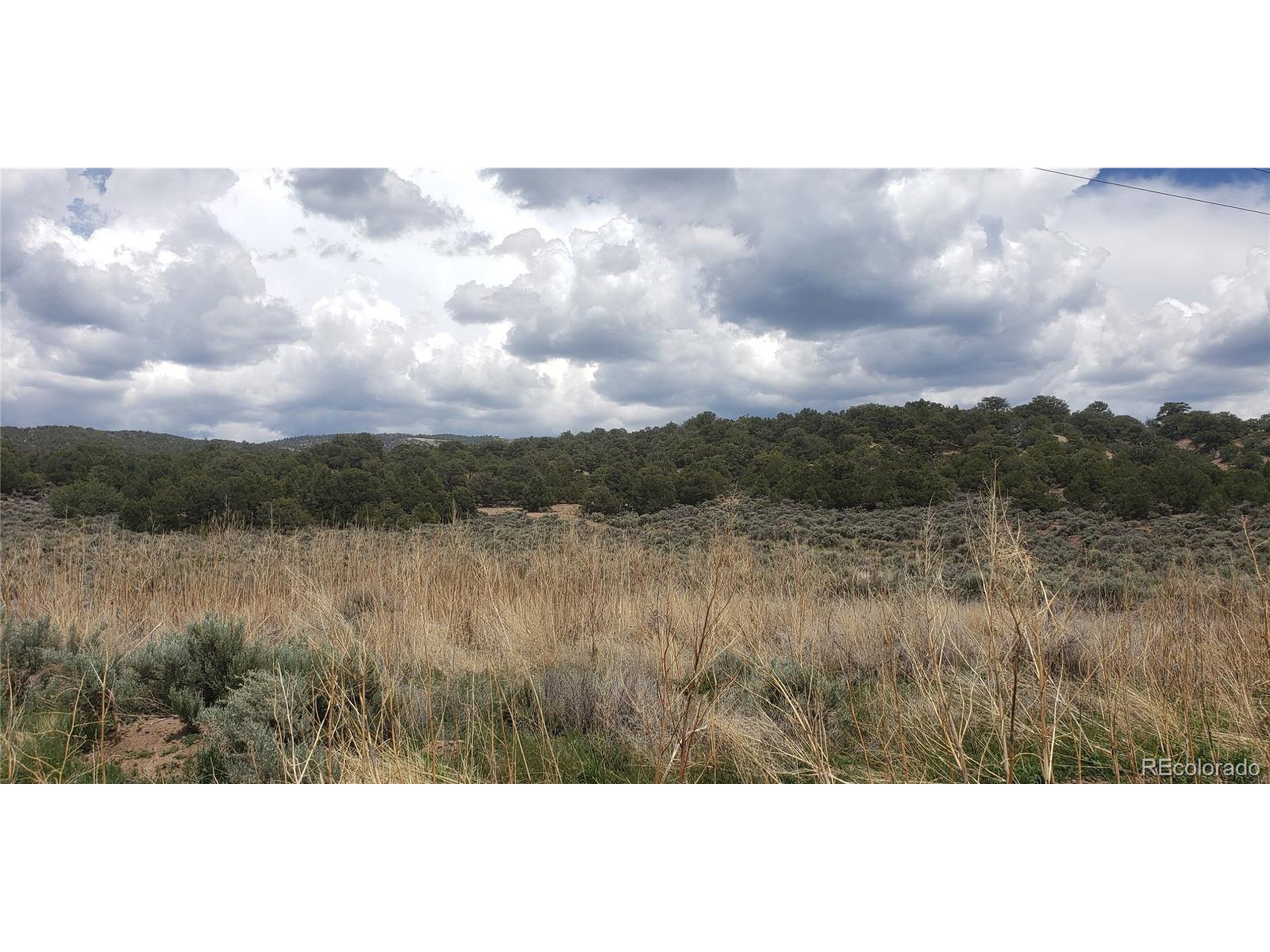 a view of a lake and mountain