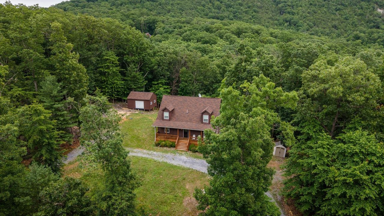 159 Park View Shenandoah, VA 22849 - Photo 42 of 70 an aerial view of a house with a yard