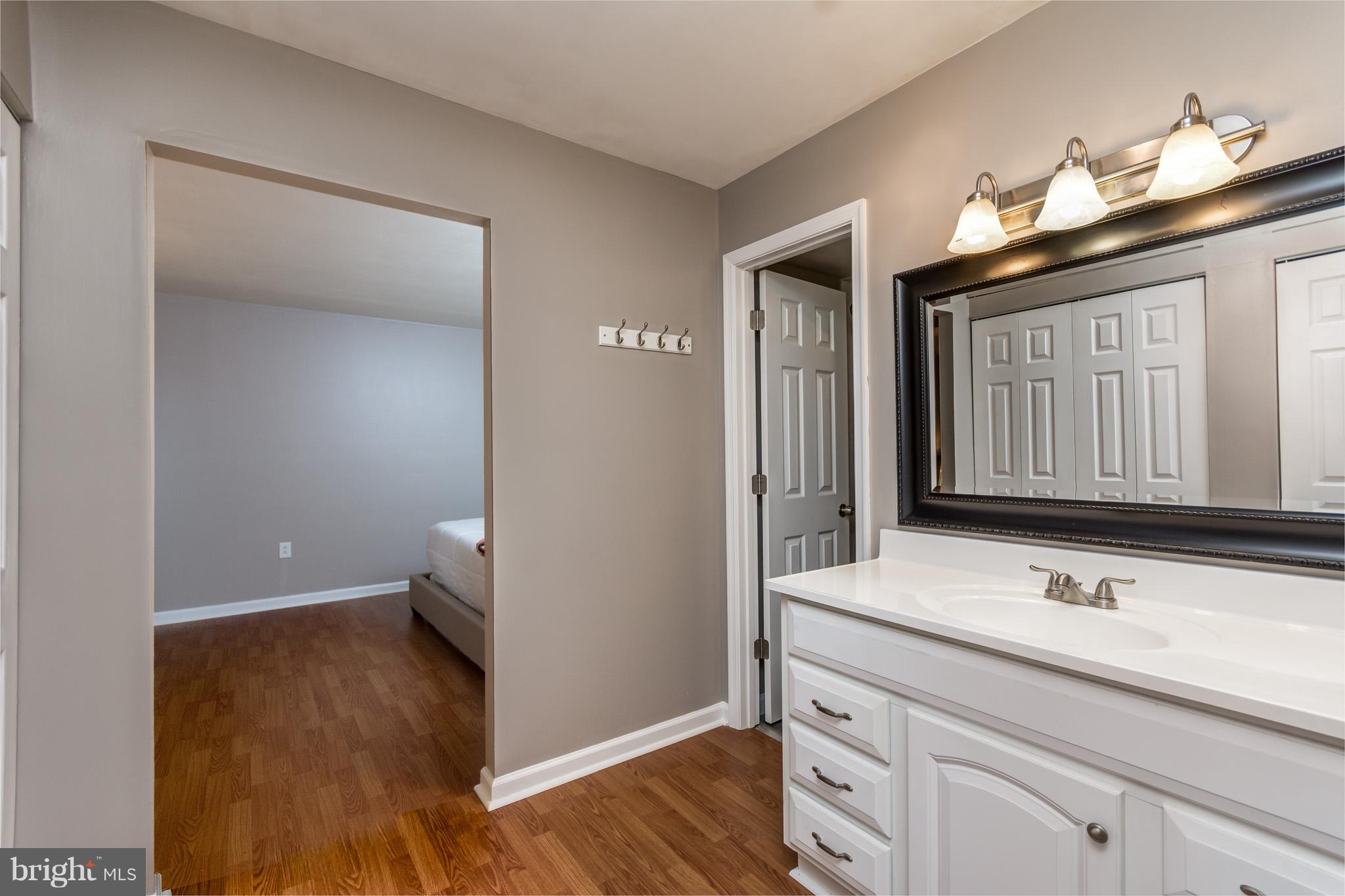 5236 West Running Brook Road, Unit 302 Columbia, MD 21044 - Photo 16 of 25 a bathroom with a sink and a mirror