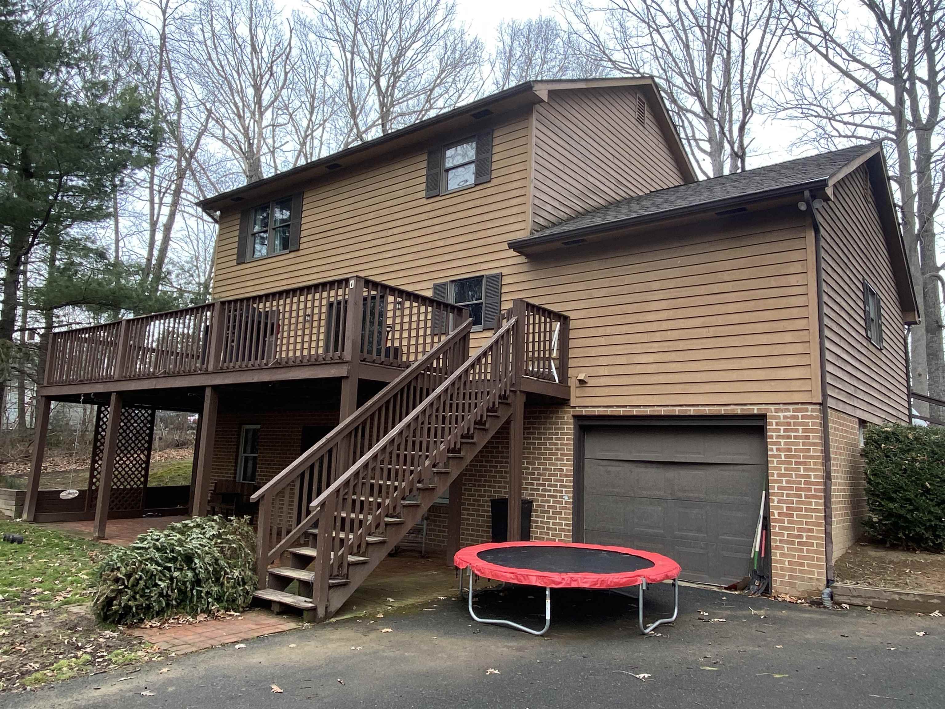 244 Chapel Road Churchville, VA 24421 - Photo 8 of 32 a front view of a house with a garage