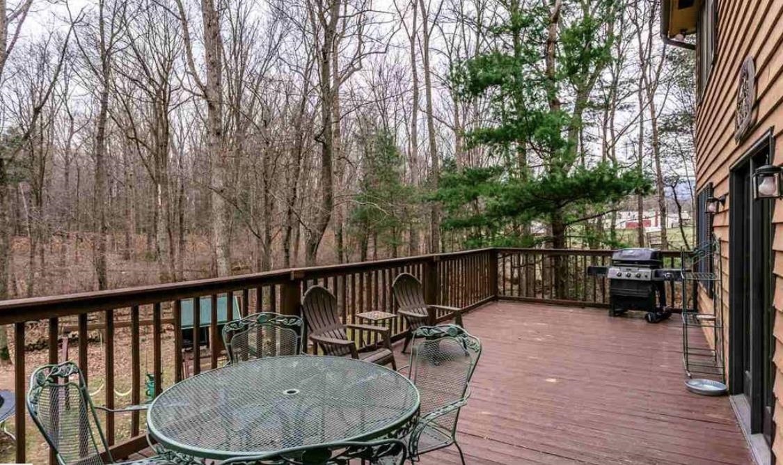 244 Chapel Road Churchville, VA 24421 - Photo 10 of 32 a view of balcony with furniture and wooden deck