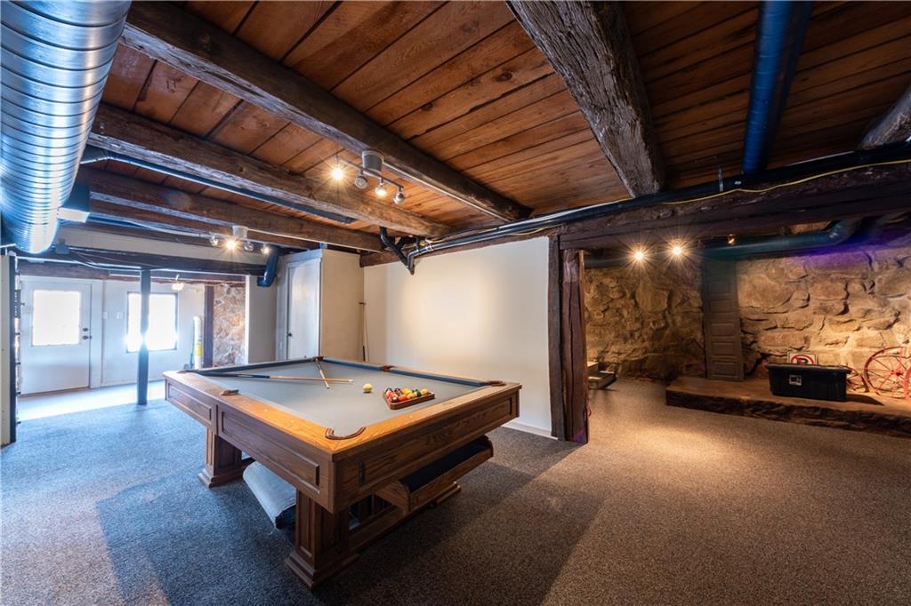 369 Mill Dam Road Cheswick, PA 15024 - Photo 22 of 25 a area with pool table and windows