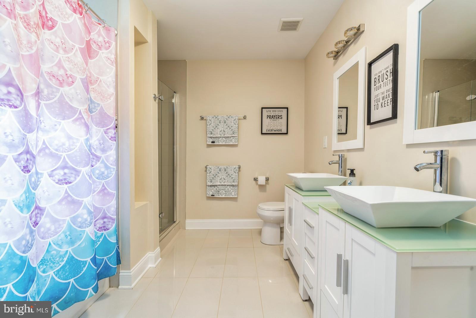 9808 Hidden Valley Road Perry Hall, MD 21128 - Photo 23 of 50 2nd Floor Master Bath w/ Double Vanity